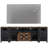 Gracie Oaks Drawer TV Stand Set For Ups To 85 Inch TV,Entertainment Center With Sliding Barn Door,Farmhouse Media TV Console Table With Adjustable Shelf For Living Room Bedroom-758483334