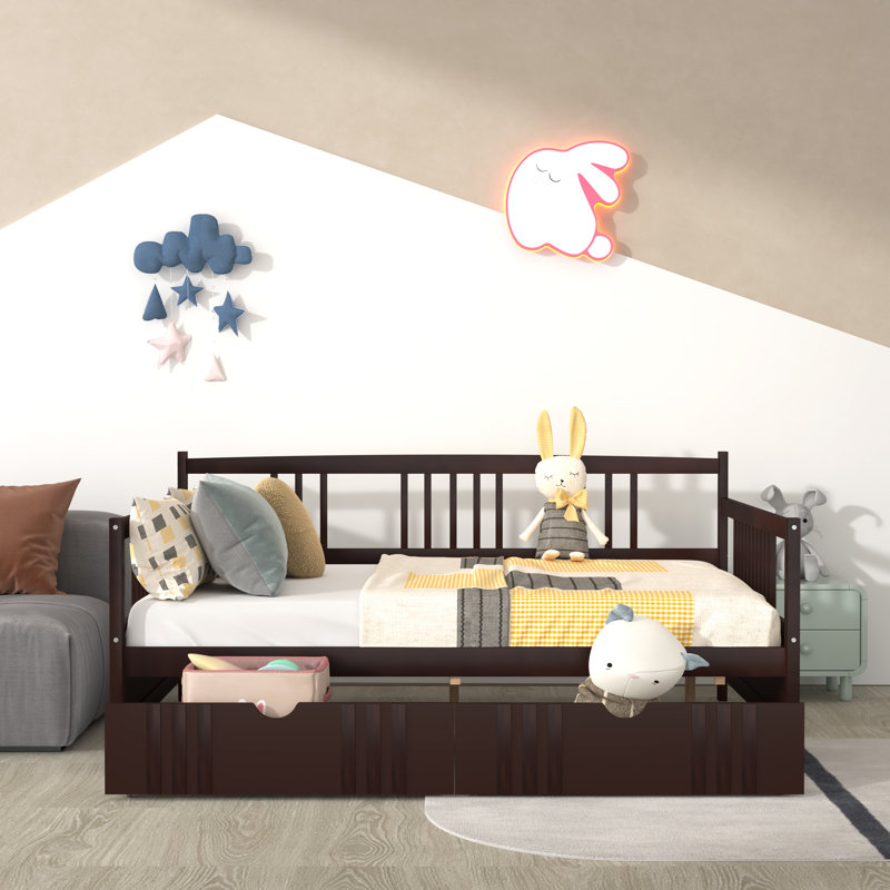 Solid Wood Daybed, Espresso