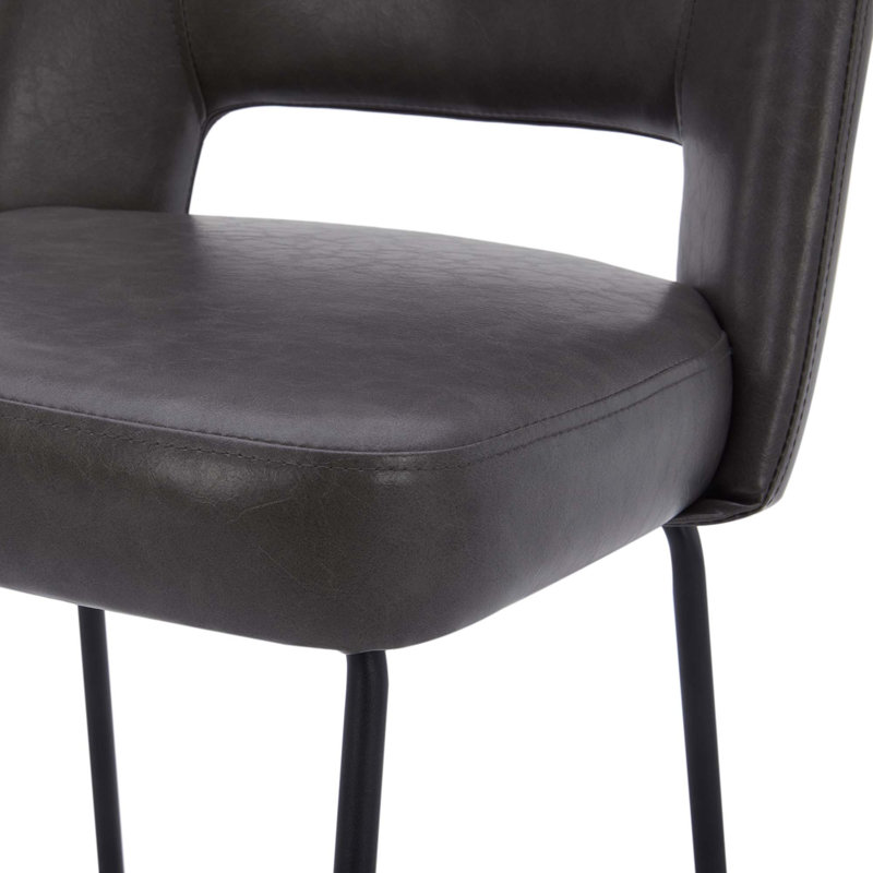 Tabouret de comptoir 26 po Kazlyn, Gris