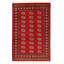 Tapis de bois one-of-kind à la main-noué la 2010 bokhara rouge 4 pi x 6 pi 1 po Yaak