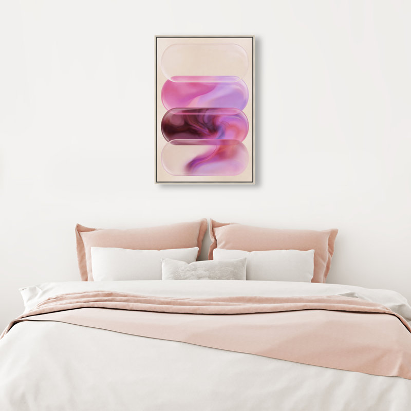 Clear Rose Print by Oliver Gal, 16"H x 11"W, Silver Floater Frame