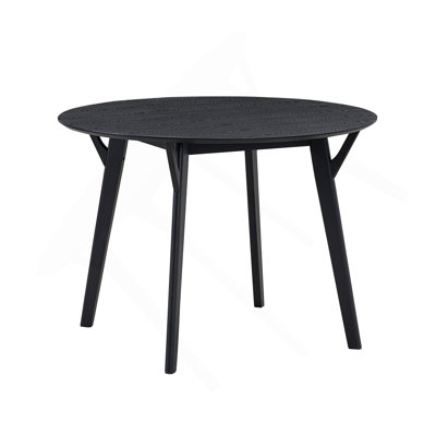42.01 Inch Saving Place Table,Wooden Dining Table For 4 Persons,Modern Design Round Kitchen Table For Living Room,Apartment,Restaurant
