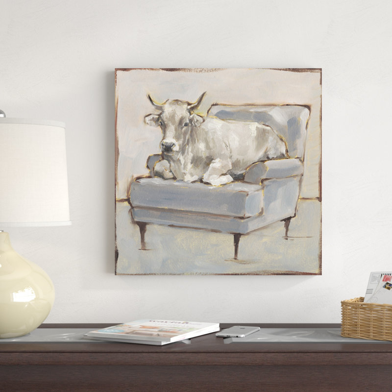 Moo-Ving In III, H 36 po x l 36 po x P 1 po, Toile tendue, Sans cadre
