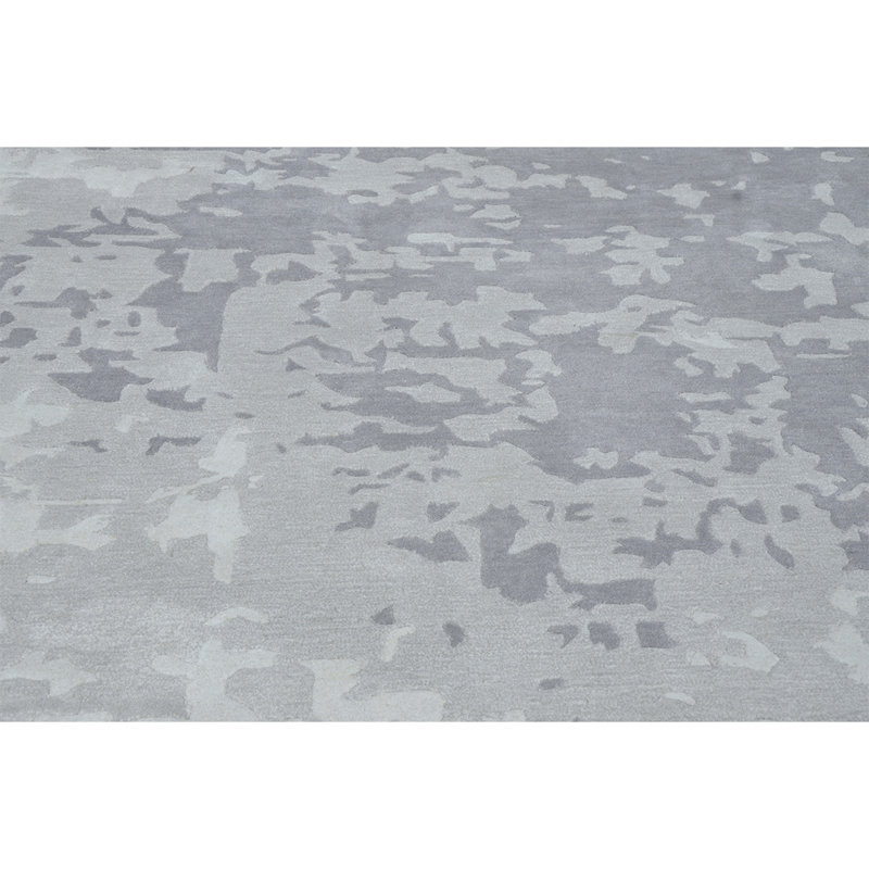 Area Rug in Silver