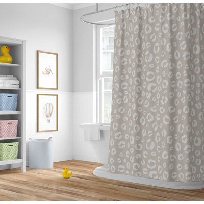 Leopard Play Ultra-Thin Lightweight Shower Curtain