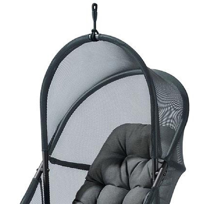 Balancelle suspendue Bery gris foncé Bery, Noir / gris foncé
