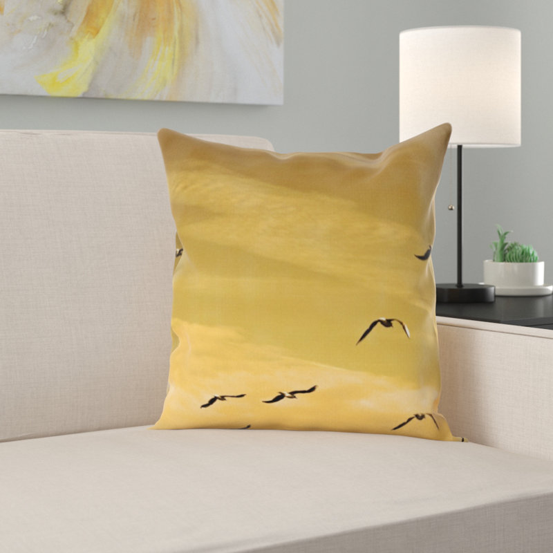 Housse et insert d'oreiller carré Birds