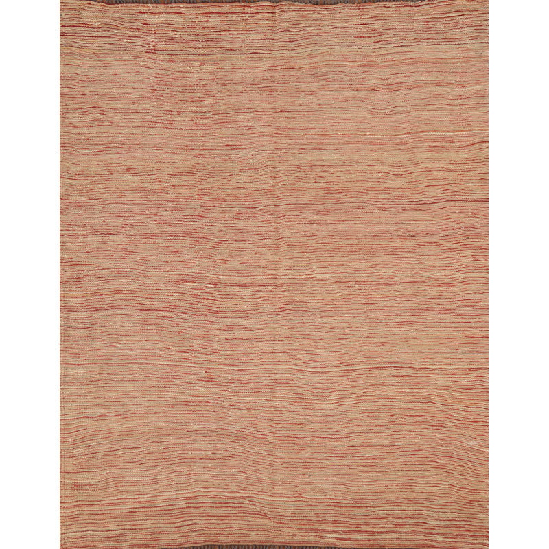 Tapis oriental rayé kilim 5 x 6