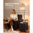 Floor Lamp with Table, 2-Tier End Table with 2 Drawers and 3 Color Temperature Lighting, Modern Side Nightstand Bedside Desk with USB & Type C & AC Charging Port for Living Room, Bedroom, Dorm