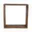 Okeden Square Teak Solid Wood Floating Shelf