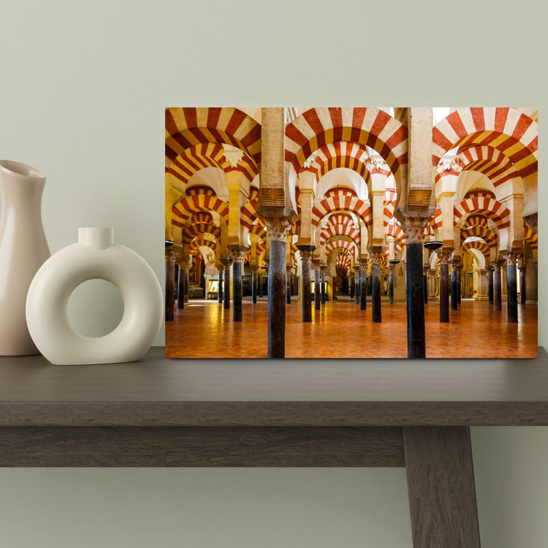 Intérieur de la grande mosquée, Cordoue, Andalousie, Espagne, architecture contemporaine, art mural, H 12 po x l 18 po