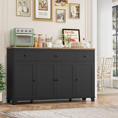 Buffet en bois manufacturé l 55,1 po Tanyeli