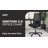 HON Ignition 2.0 Mid-Back Task Chair, Advanced Tilt, Black Frame, Carolina Blue