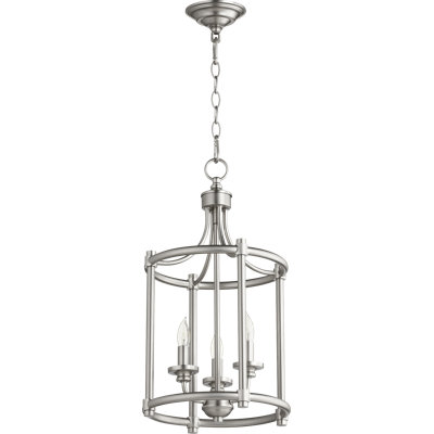 Herman 3 - Light Silver Lantern Pendant