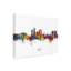«Derby England Skyline Named», art de Michael Tompsett-2136944888