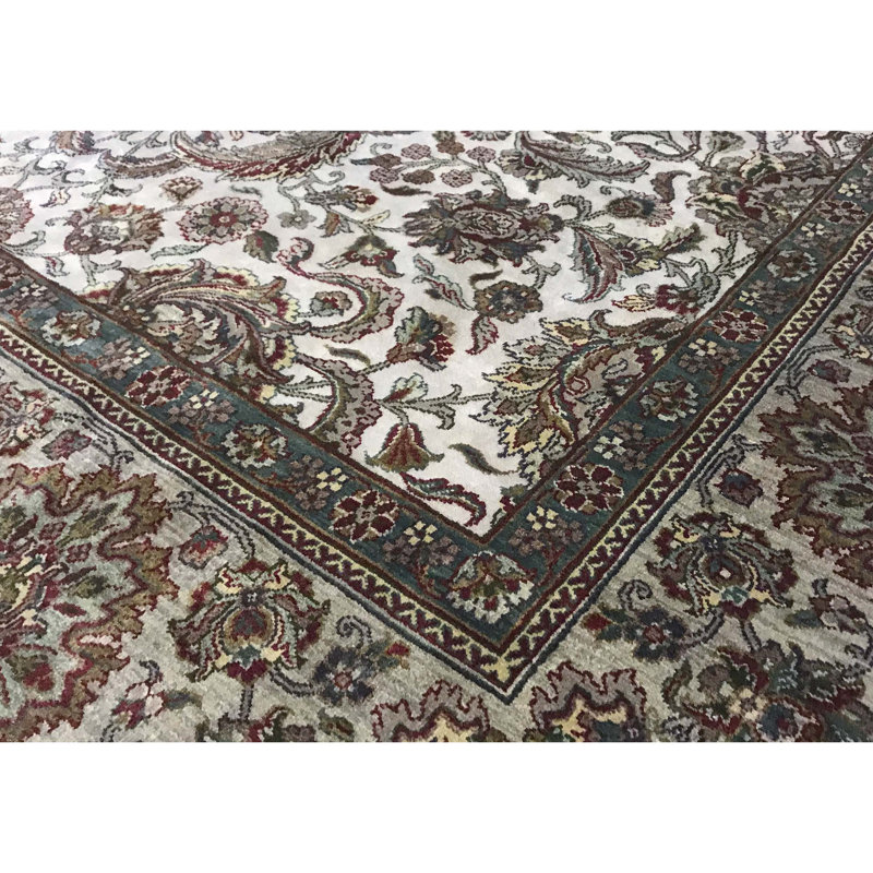 Tapis brun clair de haute qualité noué à la main Trinity