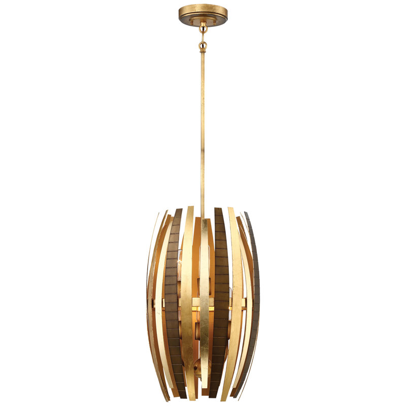 Luminaire suspendu cylindrique unique à 6 lumières Manitoba