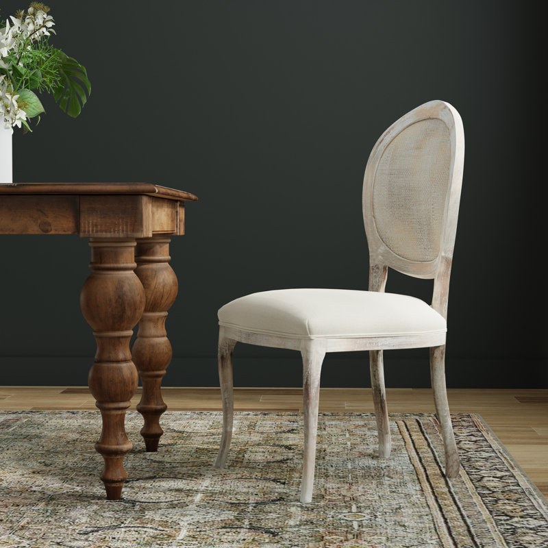 Banner Upholstered Dining Chair, Light Gray, Gray