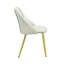 Chaise d'appoint rembourrée (ensemble de 2)