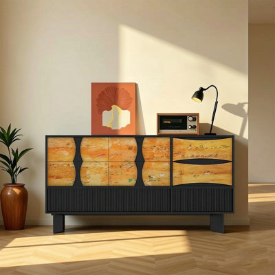 Buffet de style médiéval français