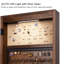 Armoire à bijoux rétro avec miroir, serrure, fixation réglable, parfaite pour les femmes-98969523