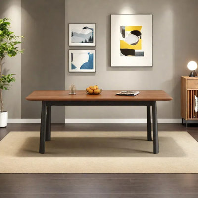 New solid wood rectangular dining table