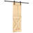 Vidaxl Sliding Door With Hardware Set Solid Wood Pine-112703653-112703658