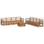 249cm Wide Patio Sectional Set
