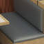 Banc rembourré en similicuir