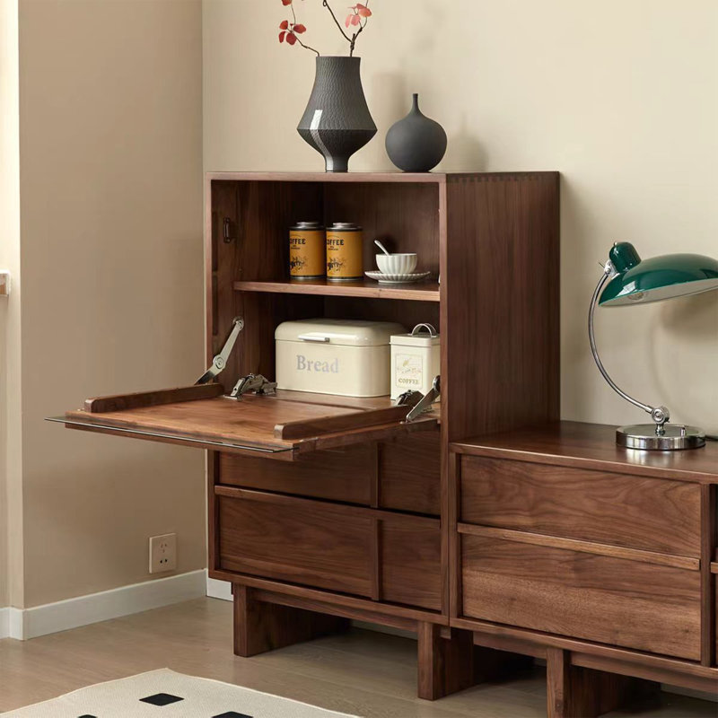 Mid Ancient Style Three-Dimensional Accent Cabinet