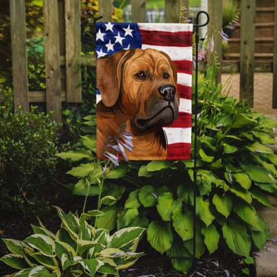 Polyester à 2 côtés 15 x 11 po drapeau de jardin