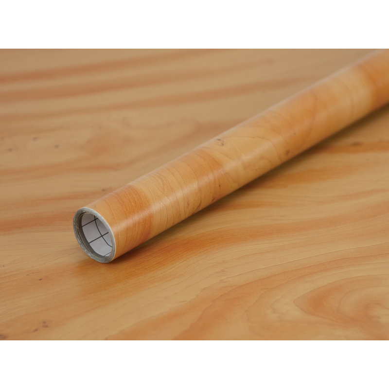 Maple Light Brown Self-Adhesive Film Roll