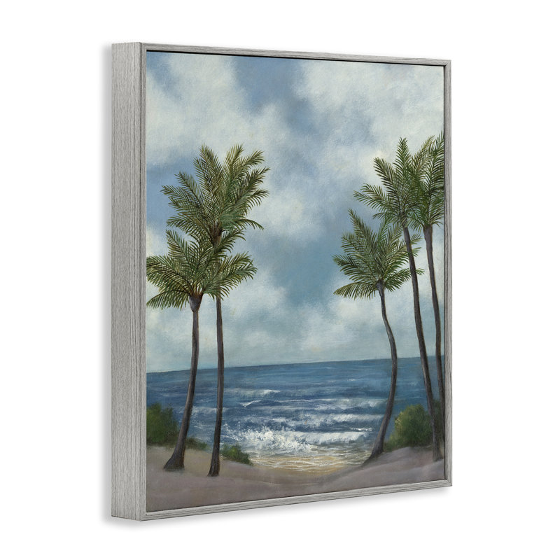 «Tropical Breaking Waves», estampe numérique par David Swanagin, Estampe numérique Farmhouse, H 14 po x l 11 po