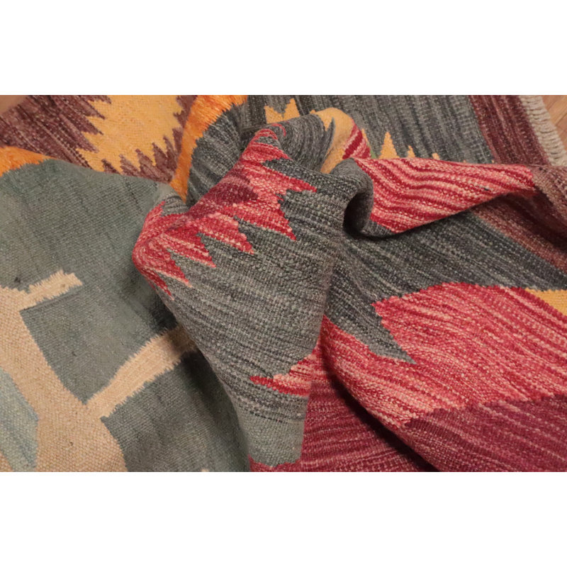 Vegetable Dye Kilim Handwoven Area Rug 8x10