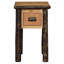 Mini-table de chevet à un tiroir Fireside Lodge Hickory - Cognac-1503170715