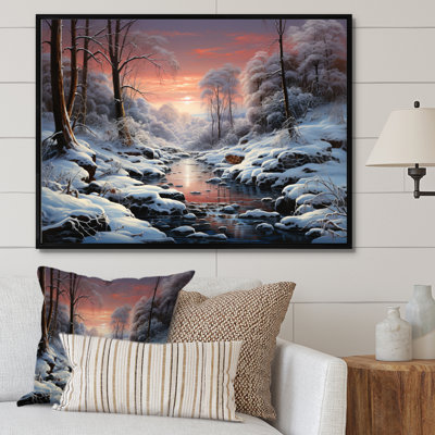 " Winter Landscape Frozen Memories "