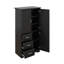 Armoire de rangement haute et large avec portes et trois tiroirs-1628456134