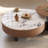 Cream-style walnut simple coffee table