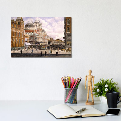 New York: Central Station by Stanton Manolakas - Wrapped Canvas Print