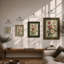 Three Blooms Study Botanical - Framed Print-2022793232-2022793233