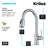 KRAUS Coda 2-Function Single Handle Pull Down Kitchen Faucet In Spot-Free-106899904