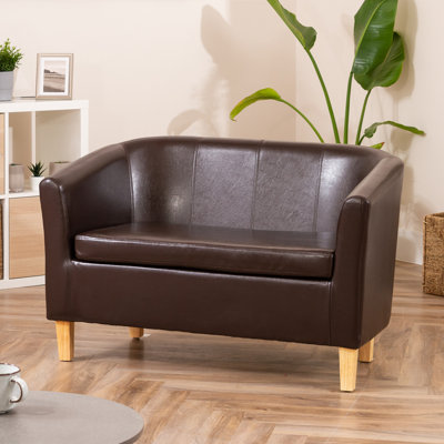 Laci-Mai 2 Seater Faux Leather Sofa