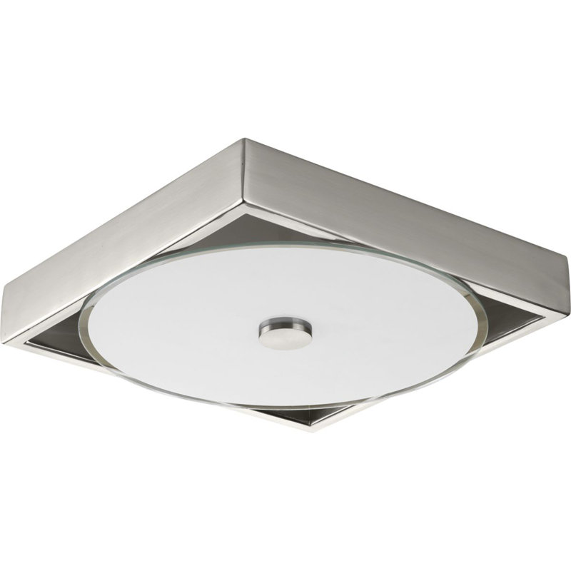 Little Sodbury LED Flush Mount, 2.25" H x 12" W x 12" D, Architectural Bronze