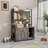 Large Cat Litter Box Enclosure With Shelf Storage