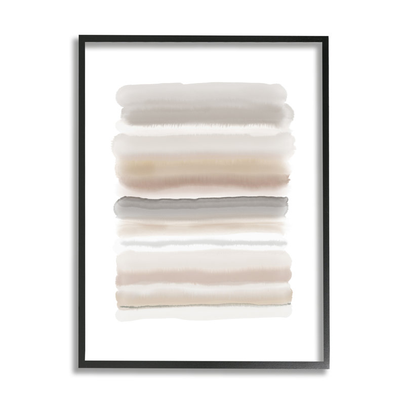«Simple Abstract Boho Tan and Brown Opaque Watercolor» par Urban Epiphany - Peinture, H 30 po x l 24 po x P 1,5 po