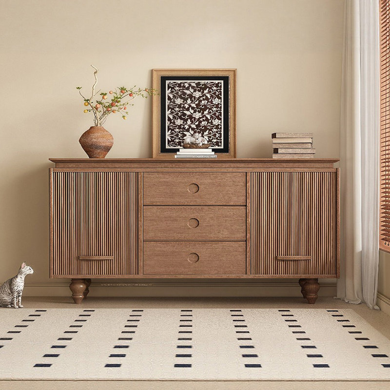 Buffet haut de gamme de style chinois, H 35,4 po x l 63 po x P 15,7 po