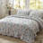 3-Piece Full/Queen Size Quilt Set - Lightweight Microfiber Bedspread & 2 Pillow Shams, Garden Style Floral Pattern, Oversized 90x98 Inches, All-Season Bed Cover-123416319