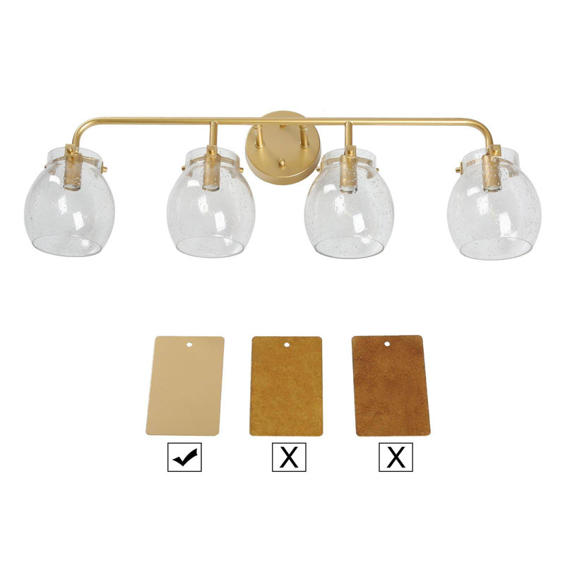 Mariellen 4 - Light Dimmable Vanity Light, Light Gold
