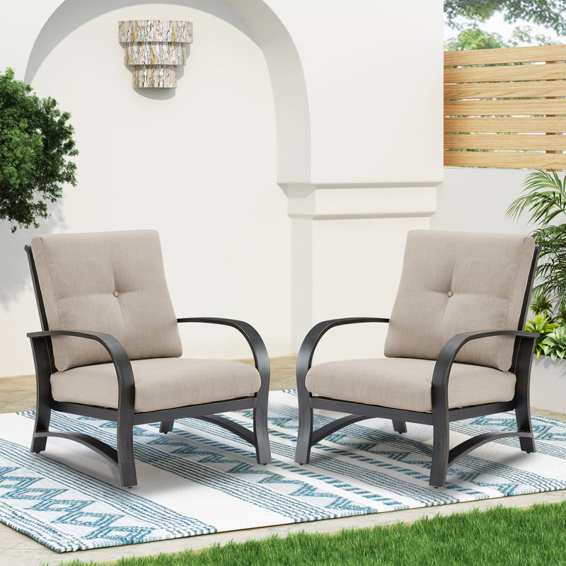 Chamber Club Patio Chairs with Sunbrella® Cushions