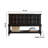 Elegant Black Solid Beech & Plywood Accent Chest